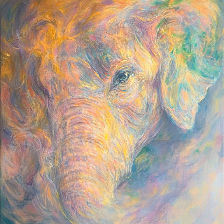 Portrait of an elephant/ Портрет слона