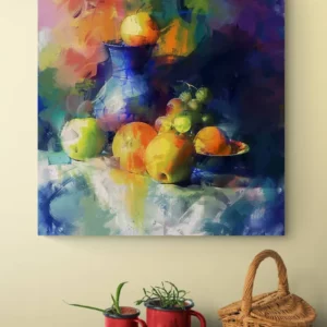 Blue fruit piece/ Синий натюрморт с фруктами