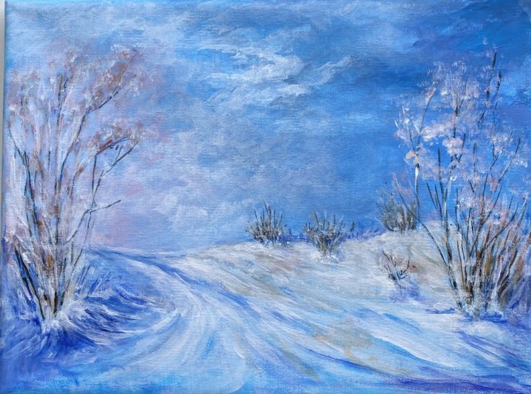 Зимний пейзаж, Winter landscape